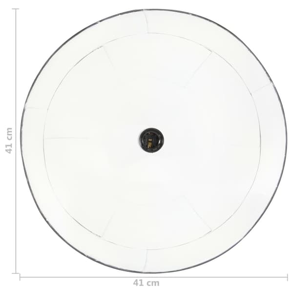 vidaXL Teollistyylinen riippuvalaisin 25 W musta pyöreä 41 cm E27