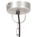 Miniatyrbillede 5 af 9: vidaXL hængelampe 25 W rund 48 cm E27 sølvfarvet