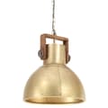 Miniatyrbillede 2 af 11: vidaXL industriel hængelampe 25 W rund 40 cm E27 messingfarvet