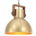 Miniatyrbillede 1 af 11: vidaXL industriel hængelampe 25 W rund 40 cm E27 messingfarvet