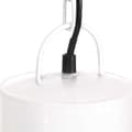 Miniatyrbilde 6 av 9: vidaXL Hengelampe 25 W hvit rund 48 cm E27