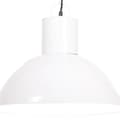 Miniatyrbilde 1 av 9: vidaXL Hengelampe 25 W hvit rund 48 cm E27