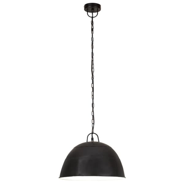 vidaXL Industriell vintage hengelampe 25 W svart rund 41 cm E27