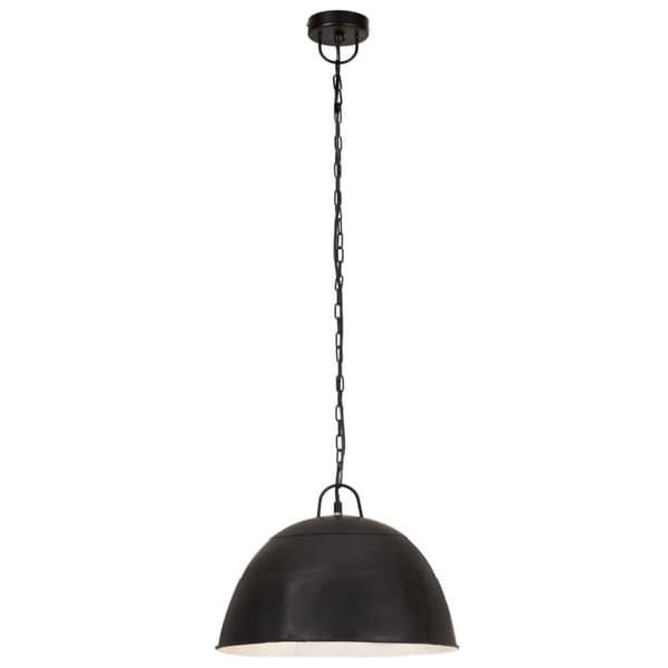 vidaXL Industriell vintage hengelampe 25 W svart rund 41 cm E27