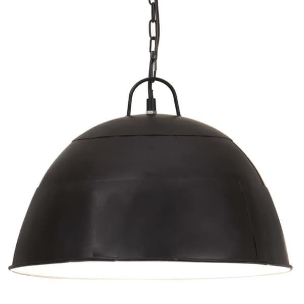 vidaXL Industriell vintage hengelampe 25 W svart rund 41 cm E27