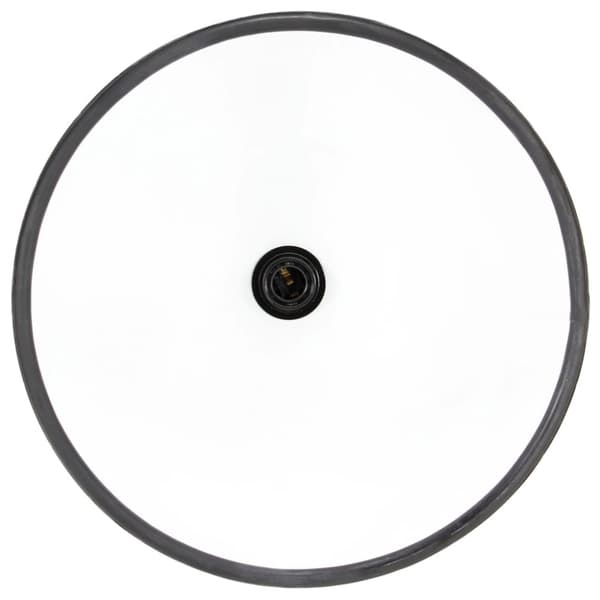 vidaXL industriel hængelampe 25 W rund 30 cm E27 mat sort