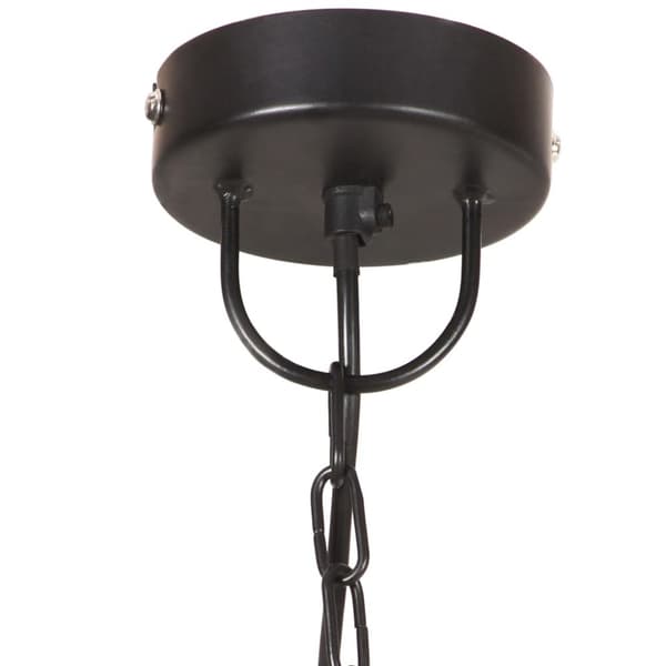 vidaXL Hengelampe 25 W svart rund 48 cm E27