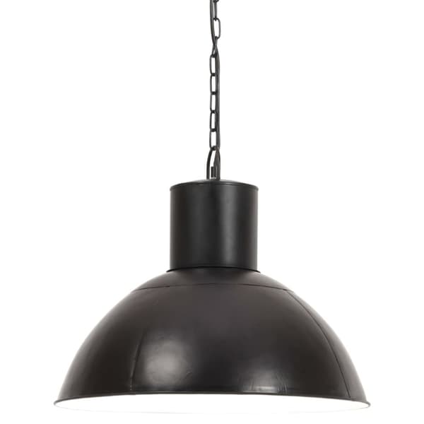 vidaXL Hengelampe 25 W svart rund 48 cm E27