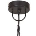 Miniatyrbillede 5 af 9: vidaXL hængelampe 25 W rund 48 cm E27 mat sort