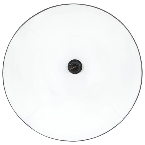 vidaXL hængelampe 25 W rund 48 cm E27 mat sort
