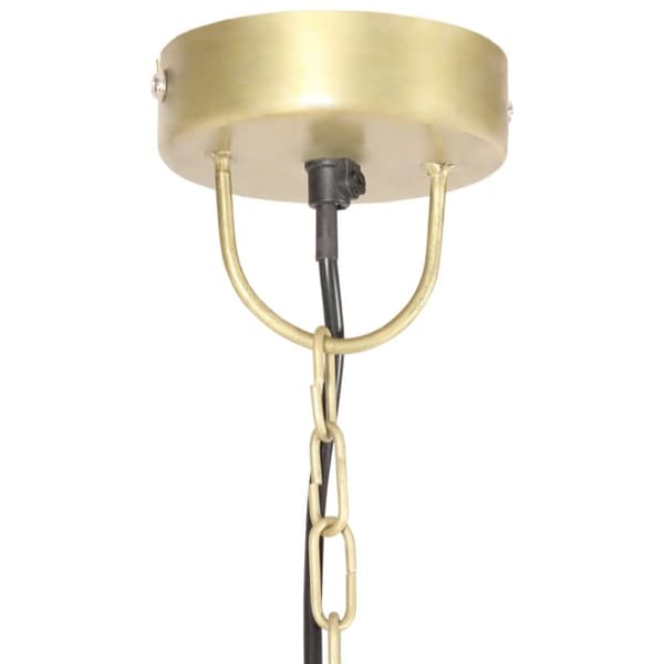 vidaXL industriel hængelampe 25 W rund 30 cm E27 messingfarvet