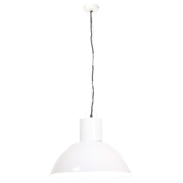 vidaXL hængelampe 25 W rund 48 cm E27 hvid