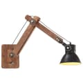 Miniatyrbilde 1 av 11: vidaXL Vegglampe i industriell stil svart rund E27