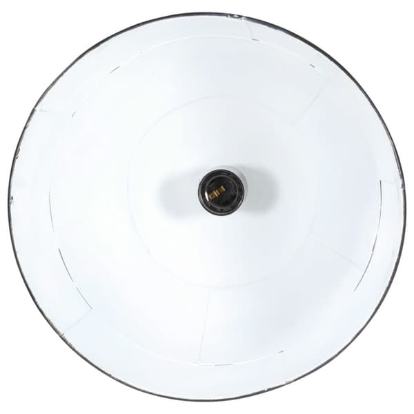 vidaXL Industriell vintage hengelampe 25 W svart rund 31 cm E27