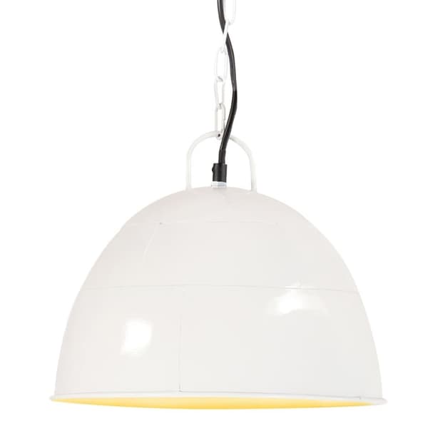 vidaXL industriel vintage hængelampe 25 W rund 31 cm E27 hvid