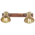 Miniatyrbillede 3 af 11: vidaXL industriel væglampe 45x25 cm E27 messingfarvet