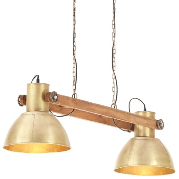 vidaXL Industriell hengelampe 25 W messing 109 cm E27