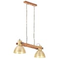 Miniatyrbilde 2 av 11: vidaXL Industriell hengelampe 25 W messing 109 cm E27