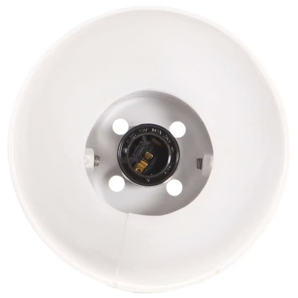 vidaXL Industriell vägglampa vit 65x25 cm E27