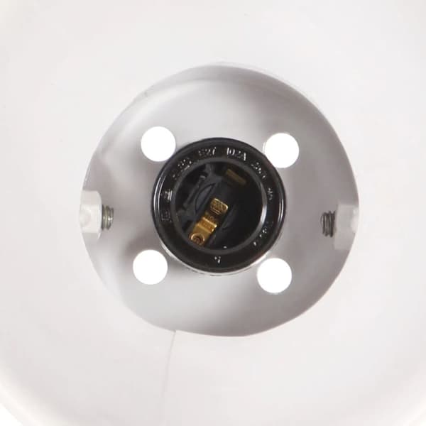 vidaXL Industriell vägglampa vit 65x25 cm E27