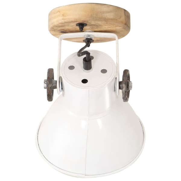 vidaXL Industrielle vegg-/taklamper 2 stk hvit 20x25 cm E27