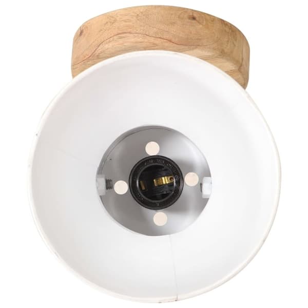 vidaXL Industrielle vegg-/taklamper 2 stk hvit 20x25 cm E27