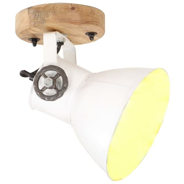 vidaXL Industrielle vegg-/taklamper 2 stk hvit 20x25 cm E27