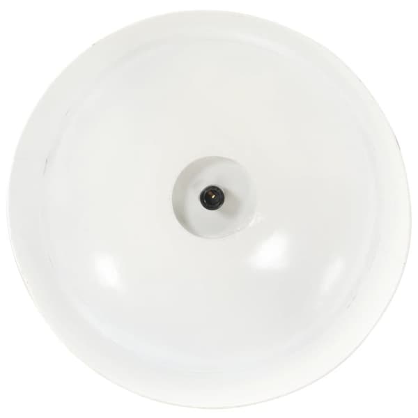 vidaXL industriel hængelampe 42 cm E27 hvid