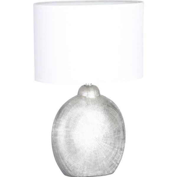 WOFI LED Table Lamp LEGEND silver E14 40W + switch