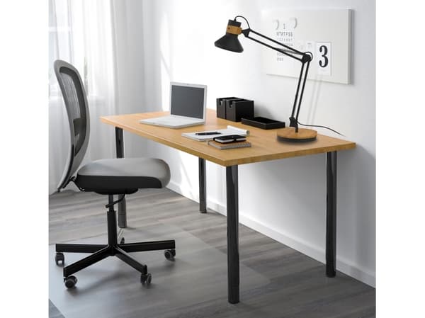 Unilux Baya Bamboo, Bamboo, Sort, Aluminium, Stål, Universell, E27, 1 ampuller, 12,6 W