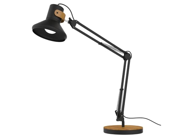 Unilux Baya Bamboo, Bamboo, Sort, Aluminium, Stål, Universell, E27, 1 ampuller, 12,6 W