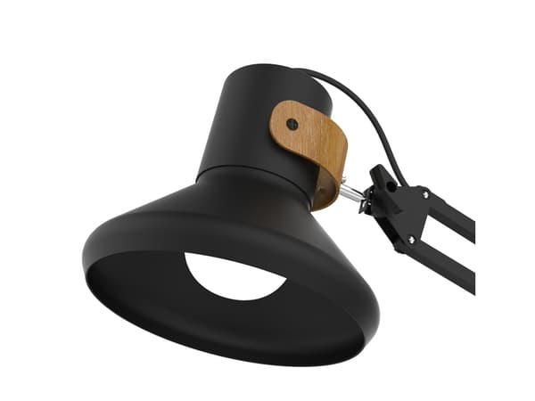 Unilux Baya Bamboo, Bamboo, Sort, Aluminium, Stål, Universell, E27, 1 ampuller, 12,6 W