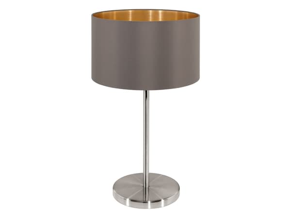 EGLO Maserlo, Cappuccino, Kulta, Nikkeli, Kangas, Terästä, Makuuhuone, Olohuone, IP20, II, ENEC