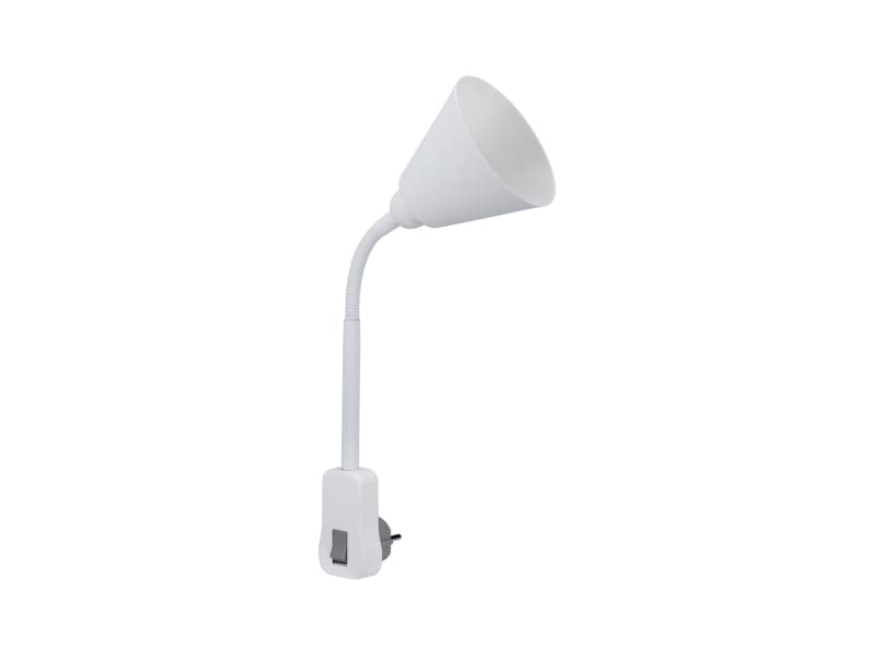 Paulmann Junus clip, Vit, Metall, Plast, IP20, E14, 1 lampor, 30000 h