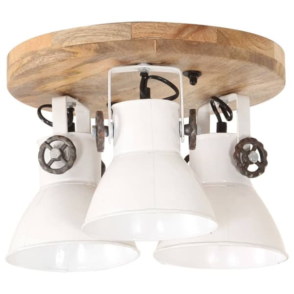 vidaXL industriel loftlampe 25 W 42x27 cm E27 hvid