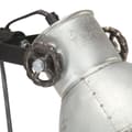 Miniatyrbillede 6 af 11: vidaXL gulvlampe med 2 lampeskærme E27 støbejern sølvfarvet