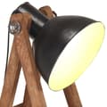 Miniatyrbillede 7 af 11: vidaXL gulvlamper 3 stk. E27 massivt mangotræ sort