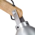 Miniatyrbilde 3 av 7: vidaXL Vegglampe E27 sølv heltre mango og jern
