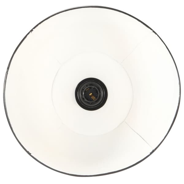 vidaXL Golvlampa svart massivt mangoträ E27