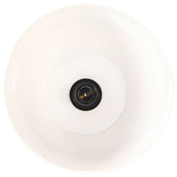 vidaXL Gulvlampe hvit heltre mango E27