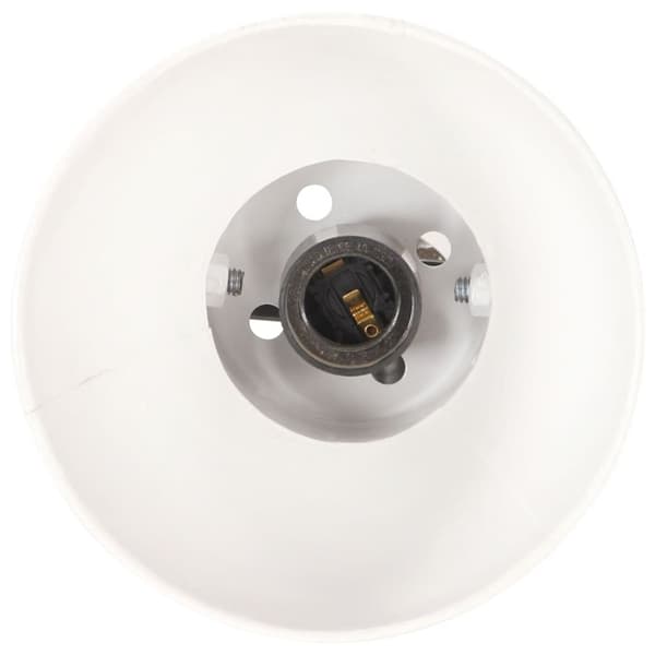 vidaXL Golvlampa med 2 lampskärmar vit E27 gjutjärn
