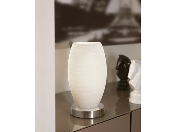 EGLO 97589, Rostfritt stål, Vit, Stål, Vardagsrum, II, E27, 1 lampor