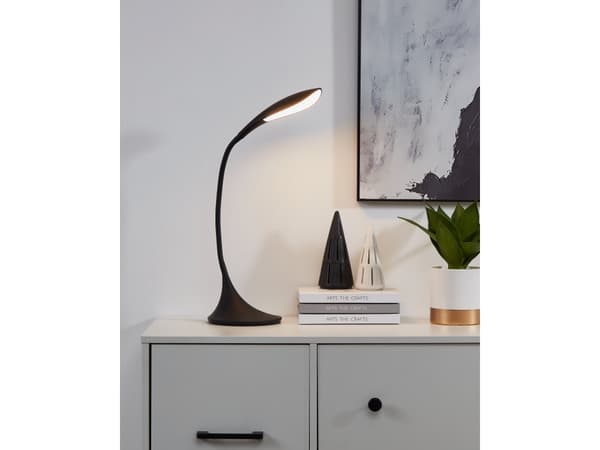 EGLO Dambera, Sort, Plast, Hjemme kontor, Kontor, Studere, IP20, II, ENEC