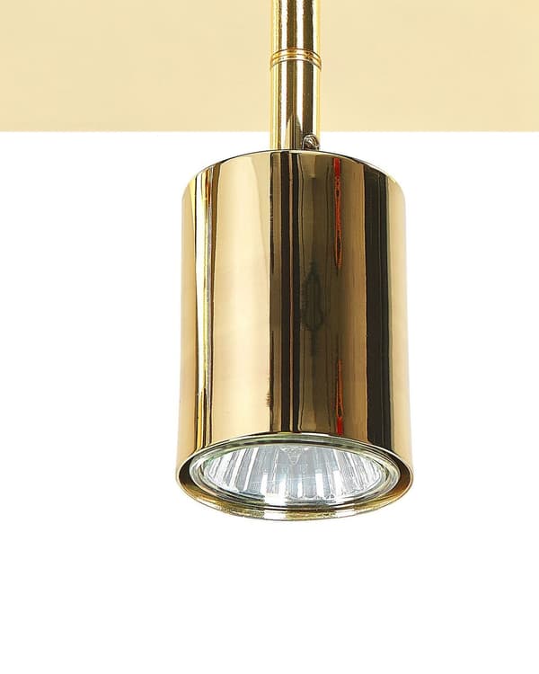 Loftslampe Guld blank Metal 70x17 cm 4 cylinder lys skærme Justerbare Moderne industrielt design dekorationstilbehør