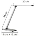 Miniatyrbild 6 av 7: Lampa UNILUX Terra LED metal grå