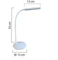 Miniatyrbild 3 av 9: Bordslampa UNILUX Nelly Led vit