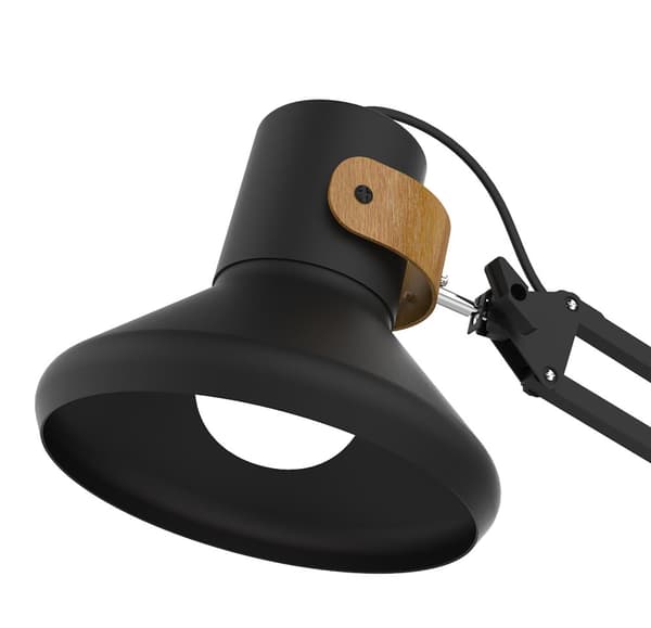 Lampa UNILUX Baya Bamboo LED svart