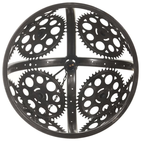 vidaXL industriel loftlampe med kæde og hjul 45 cm E27