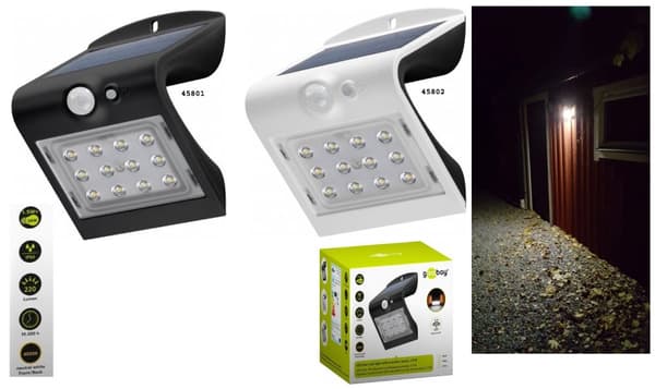 Goobay Soldriven LED SVART