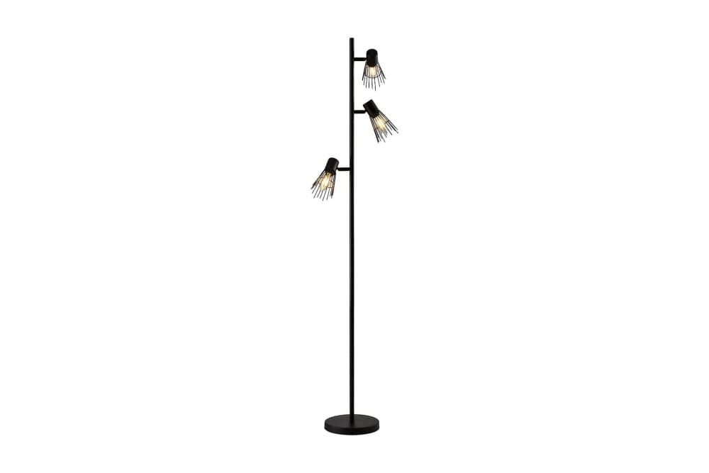 ASKOJA Golvlampa Dimbar LED Svart